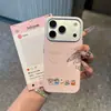 Funda de Teléfono de Dibujos Animados Adecuada para los Amigos de Xiaoxin, Compatible con Apple 18 Pro, 16 Pro Max, iPhone 17 y 15, con un Diseño Fresco y Sencillo y Características a Prueba de Golpes