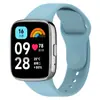Aplicável à Pulseira Redmi Watch 3 Edição Jovem Pulseira de Silicone Xiaomi Redmi Watch 3 Lite/Active