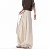 Estilo Urbano Minimalista Nicho Moderno Nuevo Estilo Chino Casual Pantalones Largos para Hombre Transfronterizo 2026 Primavera Nuevos Pantalones de Algodón y Lino