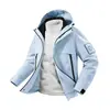 Chaqueta exterior unisex, tres en uno con forro polar, chaqueta para alpinismo y esquí, impermeable, cortavientos y cálida