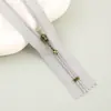 Não. Zíper de Nylon com Fechamento Final em Bronze Formato Gota d'Água, Zíper Multicor para Bolsas de Mão e Bolsos DIY, Pronto para Entrega