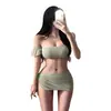 Nuevo Bikini Atrevido para Mujer, Conjunto de Tres Piezas para Vacaciones en la Costa, Push-Up para Busto Pequeño con Aros, Atrevido Traje de Baño para Aguas Termales