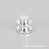 En stock 15 botella de perfume de bayoneta tapa universal de resina tapa de madera de haya botella de perfume redonda magnética con tapa UV a juego