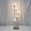 10 Focos Dorados de Bola de Dragón para Pasillo de Boda, Accesorios de Decoración de Boda, Focos de Caña, Marcadores de Pasillo, Marcadores de Pasillo para Escenario T