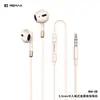 Auriculares con Cable Semi-In-Ear de Metal Remax Auriculares con Cable Tipo-C con Micrófono Auriculares de Agujero Redondo de 3.5 mm