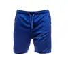 Transfronterizo 2021 Europa y Estados Unidos pantalones de 5 puntos para hombre color liso shorts deportivos casuales pantalones de playa con cordón holgados una generación de cabello
