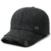 Novo Chapéu de Algodão Masculino para Exterior de Inverno para Homens de Meia-Idade e Idosos Vovô com Pelúcia Quente Boné de Baseball Proteção para Orelhas de Velho Proteção Contra Frio Chapéu Bico de Pato