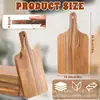 Tabla de Cortar de Madera Transfronteriza con Asa Tabla de Cortar Cocina Tabla para Colgar Pan Tabla para Queso Tabla de Cortar Tabla para Embutidos