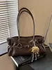 Bolsa de axila de gran capacidad para mujer, nuevo modelo 2026, bandolera retro de moda y elegante para el día a día, bolso de mano versátil de nicho