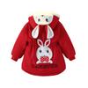 Abrigo de invierno para niñas, abrigo grueso, abrigo acolchado de algodón para niños, ropa Parker de moda, abrigo estilo occidental con forro polar para niñas, abrigo acolchado de algodón de invierno