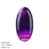 Cabujón Oval de Cristal Natural 15*30mm para Incrustación DIY en Collares Broches Accesorios de Fondo Plano Cabujón en Forma de Huevo de Piedra Semipreciosa