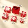 En Stock Caja de Joyería con Tapa y Base de Moño Caja de Almacenamiento para Pulseras y Collares Exquisita Caja de Regalo para Empaque de Joyería de Aretes Wholesale