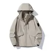 Chaqueta Exterior con Capucha Cortavientos Estilo Clásico Nuevo Primavera y Otoño para Hombre Resistente a los Arañazos Resistente al Desgaste Deportiva Exterior Chaqueta de Montañismo para Mujer
