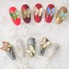 Nova Celebridade da Internet Joia de Unha de Opala Borboleta de Alta Qualidade Joia de Liga de Borboleta Diamante para Decoração de Nail Art Tridimensional