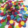 Atacado do Fabricante Adesivos Redondos de Tecido Não Tecido DIY, Almofadas Coloridas de Não Tecido, Almofadas de Feltro, Adesivos para Artesanato de Jardim de Infância