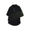 Tejido de Punto de Verano 2026 Estilo Old Money Nuevo, Camisa Polo Unisex de Manga Corta Fina de Verano con Botones de Moda