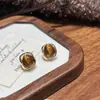 Cadena de Suéter Apilada de Doble Capa de Piedra Ojo de Tigre para Mujer Retro Nueva Popular Otoño e Invierno Collar Joyería de Nicho de Alta Gama