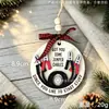Novedad transfronteriza mejor regalo de inauguración de casa adornos colgantes de madera decoración del hogar decoraciones rojas para árbol de Navidad regalo