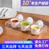 Suporte de Acrílico para Temperos Personalizado para Casa Cozinha Fogão Suporte para Armazenamento de Temperos Mesa Self-Service Suporte para Armazenamento de Molheiras