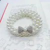 2026 Nova Corrente de Cintura com Pérolas Feminina Estilo Coreano Cinto Decorado com Strass e Pérolas Moda Doce Vestido Cinto Elástico