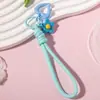 Lanyard de Coração de Gelatina Fofo para Celular Chaveiro Simples Alça Anti-Perda Lanyard de Boneca Acessório para Capa de Celular Bolsa