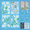Adesivos de Borboleta de Primavera Atacado 2026 Padrão Floral Transfronteiriço Adesivos Eletrostáticos para Janela Decoração de Parede de Janela de Feriado Adesivos de Parede