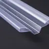 Atacado de Fábrica Perfis Plásticos de PVC de Alta Transparência Perfis com Encaixe para Cartão Tiras Extrudadas de Plástico Em Estoque