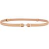 Suministro Transfronterizo de Cinturón Delgado de Cuero Genuino Amazon Ebay para Mujer, Decoración Simple y Versátil con Falda, Cinturón de Cuero de Primera Capa