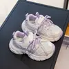 Zapatos Casuales de Malla Transpirable para Niñas 2026 Primavera/Verano Nuevos Moda Infantil Versátiles Zapatos de Papá Niños Medianos y Grandes Zapatos Deportivos