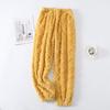 Home calças outono e inverno feminino lã coral espessado preguiçoso calças quentes flanela solta exterior usar calças de pijama amarradas no tornozelo