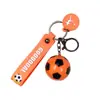 Simulación de la Copa del Mundo de Celebridades de Internet Coche de Fútbol Mini Llavero Souvenir de Qatar Colgante de Regalo Pequeño Venta al por Mayor