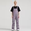 Pantalones de esquí de invierno para mujer, de una sola tabla, resistentes al viento, impermeables y resistentes al desgaste, para exteriores, de doble tabla, ropa de trabajo, traje de esquí de una pieza con tirantes.