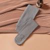 Pés pequenos leggings meninas primavera e outono grossa versão coreana de meninas crianças grandes cor sólida meia-calça infantil algodão atacado