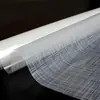 Película Decorativa para Ventana Patrón de Gasa Escarchada Raya Blanca Vidrio Artístico Pegatina de Vidrio Película Divisoria Clip para Vidrio