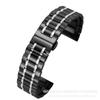 Adecuado para Huawei Gt4Gt5 Correa de Acero de Cinco Hilos Accesorios para Relojes, Adecuado para Artesano Famoso Correa de Reloj de Acero Sólido de Cinco Hilos con Hebilla Mariposa