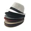 Sombrero Panamá cuadrado de algodón y lino, color sólido, pequeño, estilo jazz, para el sol, para hombre y mujer, estilo británico para parejas.
