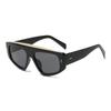 Gafas de sol decorativas con remaches personalizados transfronterizos europeos y americanos 2023, gafas de sol de moda para mujer, gafas de sol triangulares de cara redonda con marco grande de estilo coreano