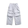 Vestido de Verão do Sul 2024 Inverno Novo Japonês Cor Sólida com Forro de Lã Espessado Roupa de Trabalho Calças Casuais Retro Casal Esportes Guarda