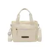 Bolso Cruzado Casual de un Solo Hombro para Mujer, Bolso de Mano Simple de Nylon, Gran Capacidad, Ligero, para Viajes Diarios y Compras