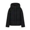 Abrigo de Algodón con Capucha para Mujer, Moda Versátil de Invierno 2026, Chaqueta Transfronteriza Cálida y Sencilla Estilo Coreano