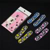 Empaque independiente color flor silicona transparente invisible pegatinas para tacón anti-desgaste tacón alto zapatos de tacón alto pegatinas de media talla