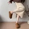 Zapatillas Mary Jane de Suela Gruesa para Otoño 2026 Versátiles con Plataforma Interna Puntera Cerrada Slip-On Perezosas para Mujer