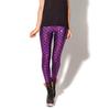 Amazon Wish Calças Sexy de Nove Pontos para Levantar o Quadril Feminino Europeias e Americanas Leggings Justas com Estampa de Escamas de Peixe para Usar por Fora