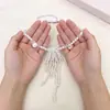 Colar de Pérolas com Laço Estilo Delicado, Design Exclusivo, Corrente de Clavícula de Alta Qualidade, Luxo Leve, Temperamento Elegante, Acessório Diário