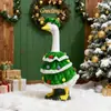 Navidad Transfronteriza Producto Nuevo Ganso Blanco Grande Fiesta de Navidad Feliz Traje de Ganso para Porche Juego de Decoración Festiva