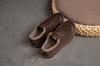Zapatos de Mujer Shanghai Jiejie 2022 Otoño e Invierno Nuevos Retro Moda Casual Punta Redonda Tacón Plano Cómodos Cálidos Combinables