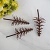 Plástico suave simulación mini árbol de Navidad decoración DIY flor artificial enchufe Accesorios para manualidades 7.5/9cm