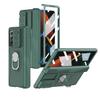Adecuado para Samsung Z Foldable2 Armor Empuje Ventana Lente Carcasa Todo Incluido Eje Central Magnético Moda Anti-Caída Plegable Cubierta Protectora