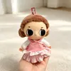 Solo Ropa de Muñeca Adecuada para Muñecas Nyota Little Moments Serie 15cm Ropa de Muñeca de Repuesto Falda de Encaje de Burbuja Corazón Dulce Rosa