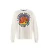 San Miguel Vintage Americano Lavado Vintage Viejo Hip-Hop Holgada Camiseta de Manga Larga para Hombres y Mujeres